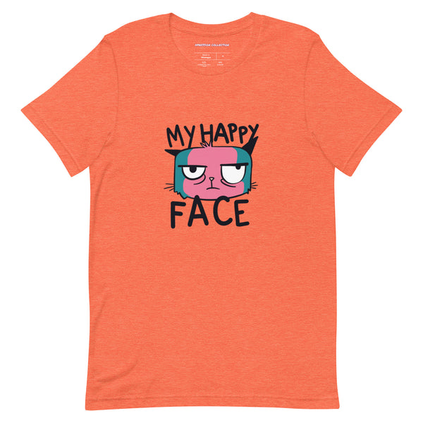 Unisex "My happy face" t-shirt