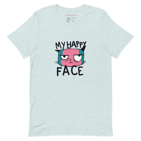 Unisex "My happy face" t-shirt