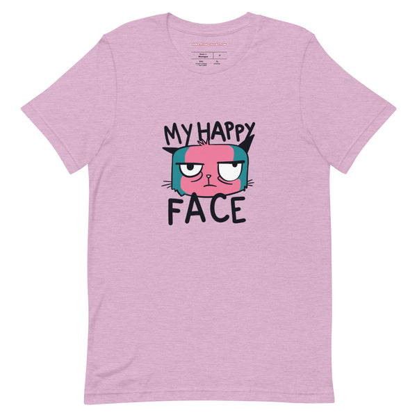 Unisex "My happy face" t-shirt