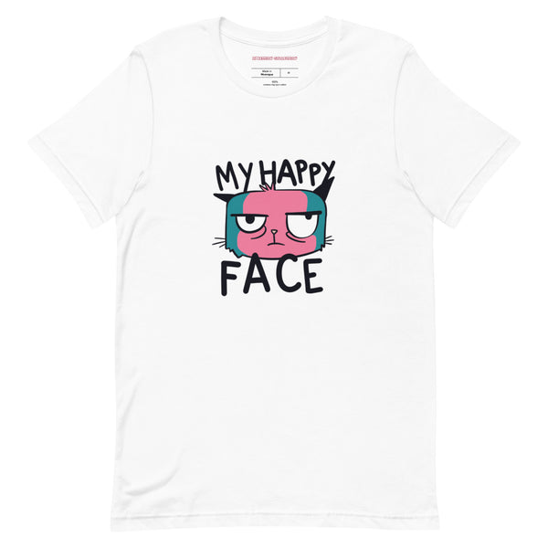 Unisex "My happy face" t-shirt