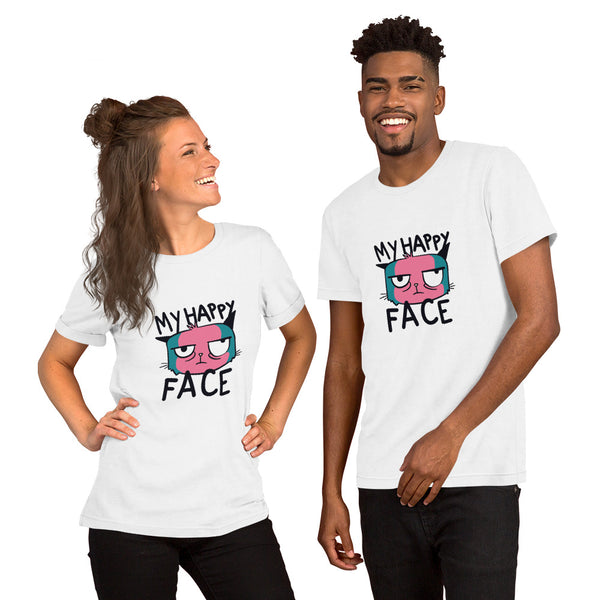 Unisex "My happy face" t-shirt