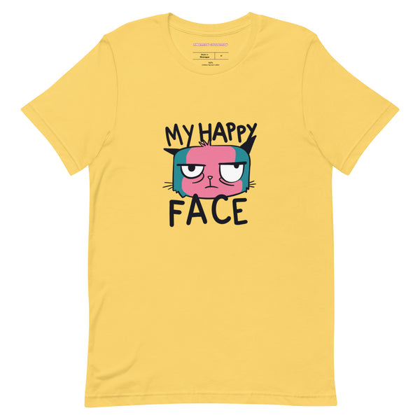 Unisex "My happy face" t-shirt